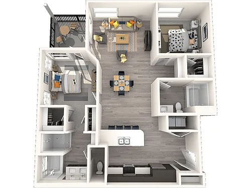 Floor plan Ariva B3- Beach - Premium