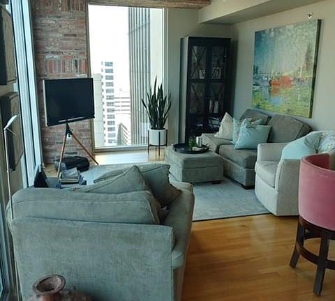 Living area facing Church St