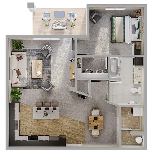 Floor plan Payne