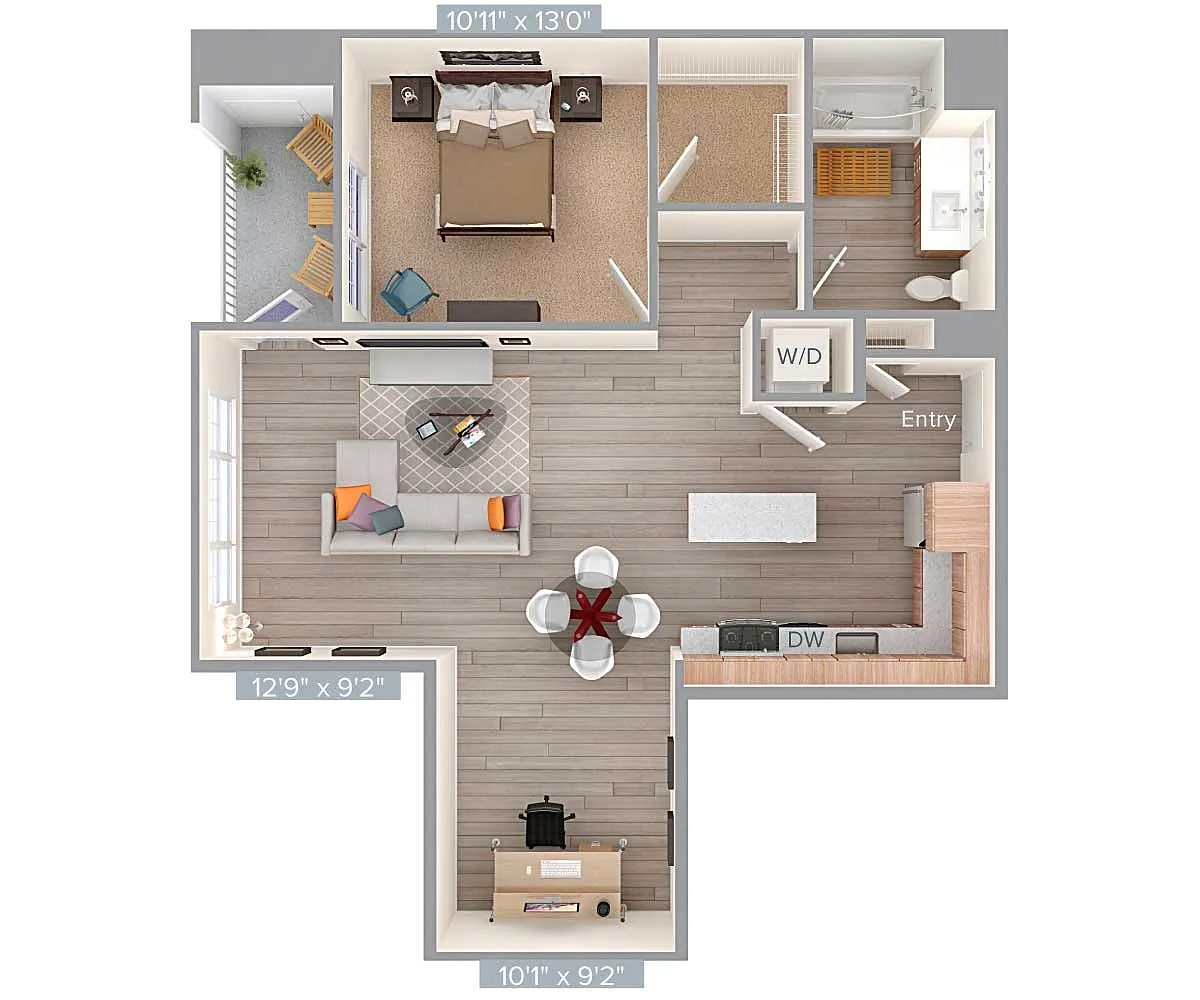 Floor plan A4D-868