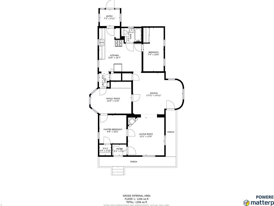 1st image of 820 N Center St #1