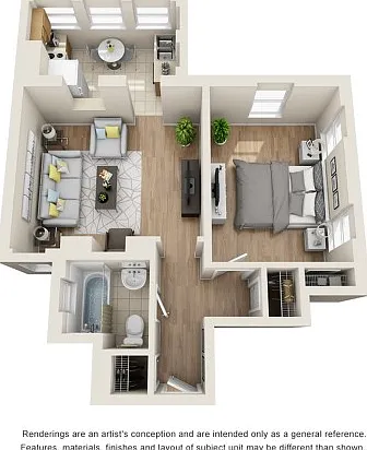 1 Bedroom | 1 Bathroom 1 Bedroom | 1 Bathroom