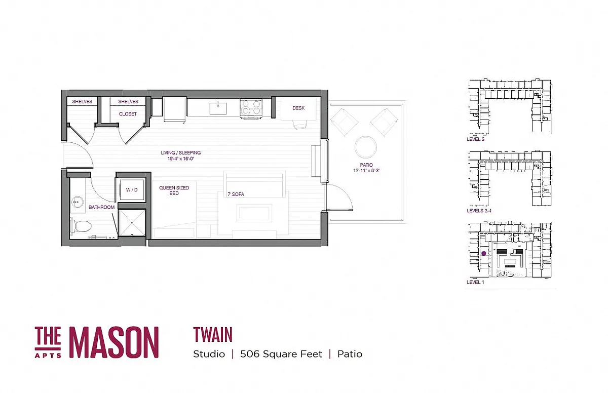 Floor plan Twain