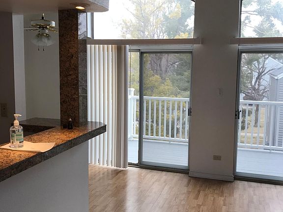 Living room with breakfast bar