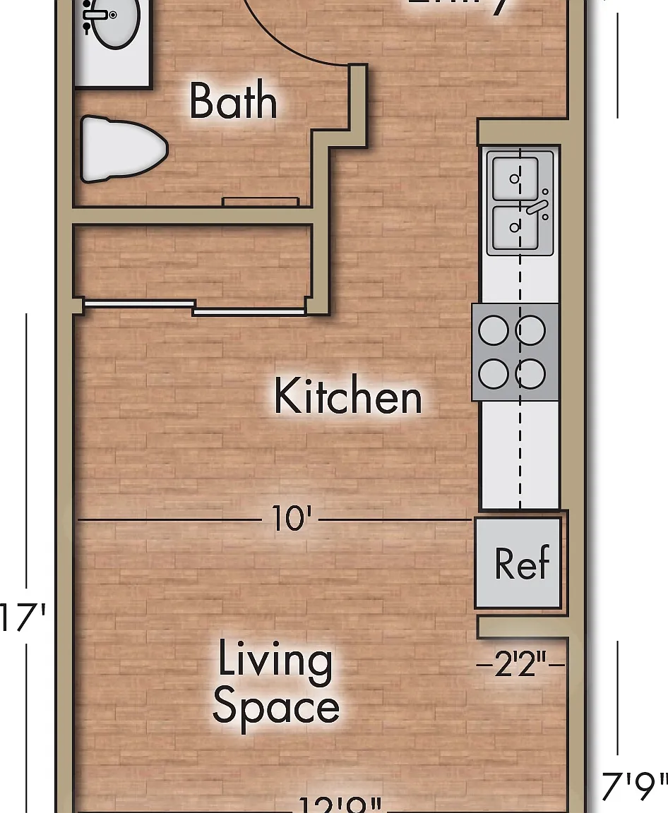 Virginia Street Studios | Affordable Apartments — Photo 4