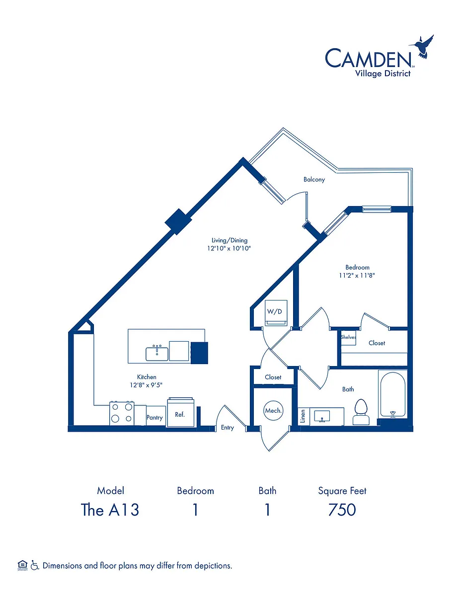 Floor plan A13