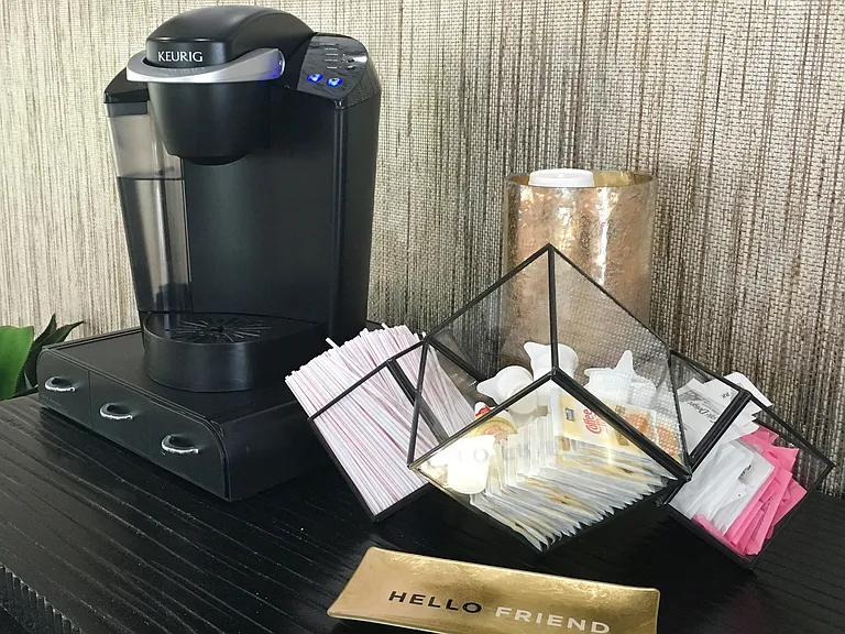 Enjoy complimentary coffee at our leasing center while discussing your needs and getting to know our caring team.