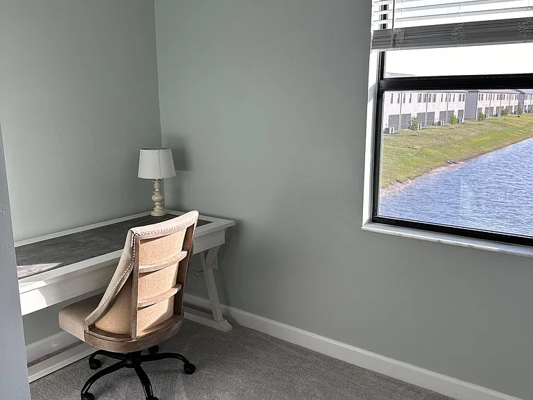 Master bedroom desk/office area.
