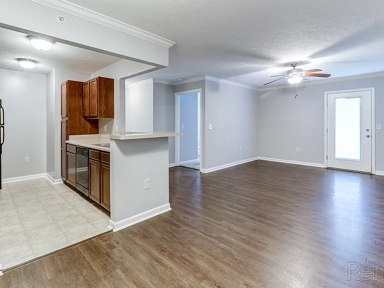 First floor unit- hardwood only on first floor