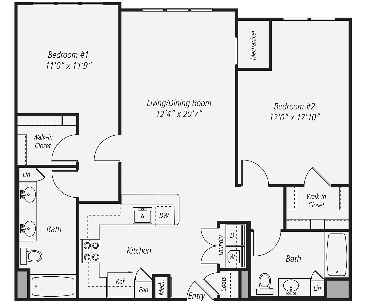 Floor plan B2-J-2317