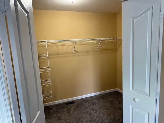 Large walk in master closet.