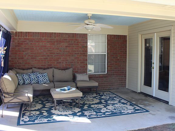 Relaxing covered patio
