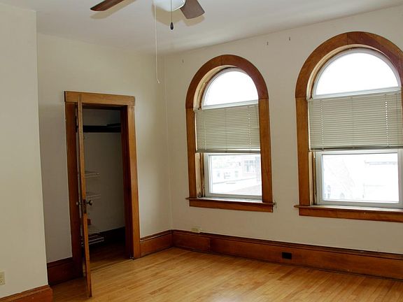 Bedroom and bedroom closet