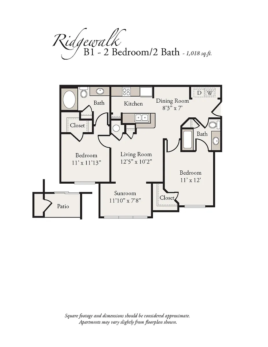 Floor plan 2X2