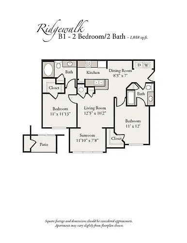 Floor plan 2X2