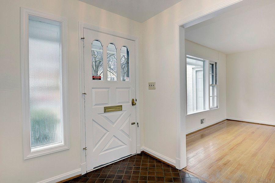 Foyer with Tile Floor