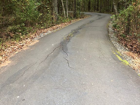 Driveway toward house