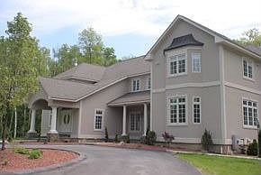 West Boxford Stucco Mansion