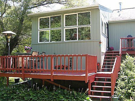 Outside Deck and Enclosed Porch