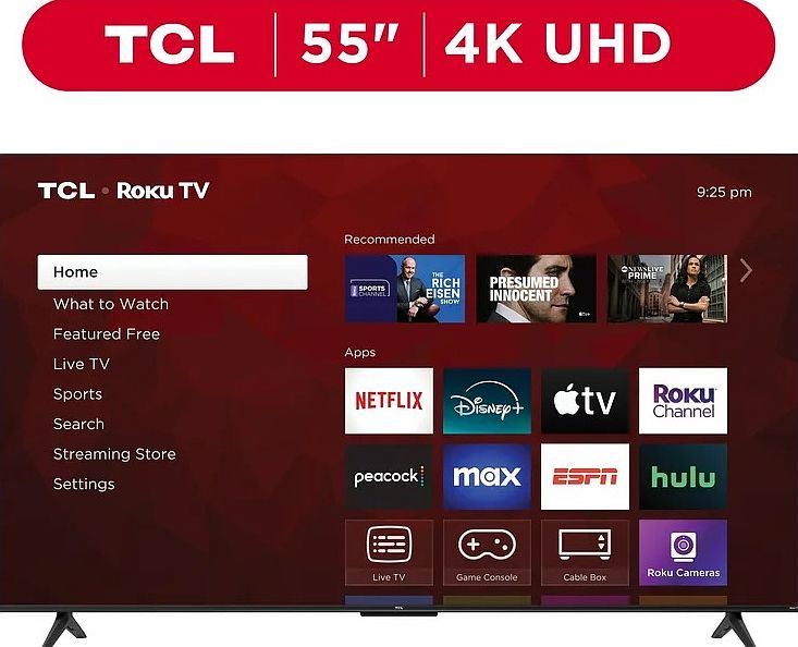 MOVE IN SPECIAL 55" 4K UHD TV
WITH 1 YR. LEASE