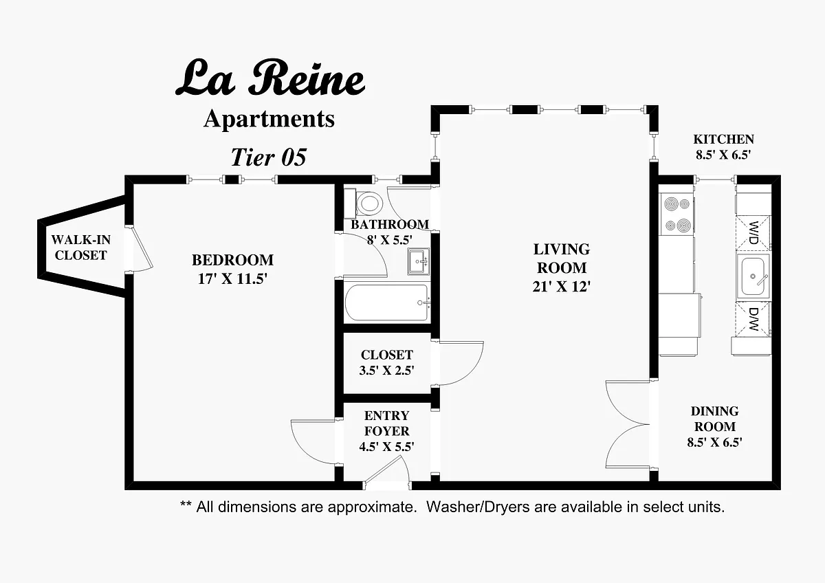 Floor plan Tier 5
