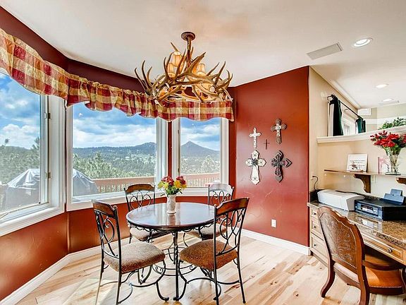 Additional desk space in the kitchen.