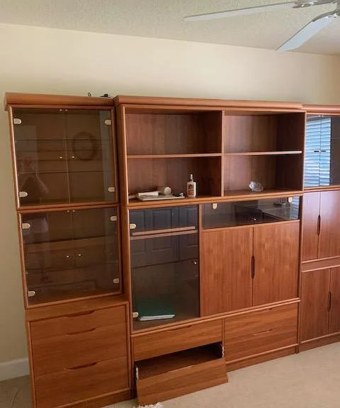 BEDROOM USED AS OFFICE, WITH DESK