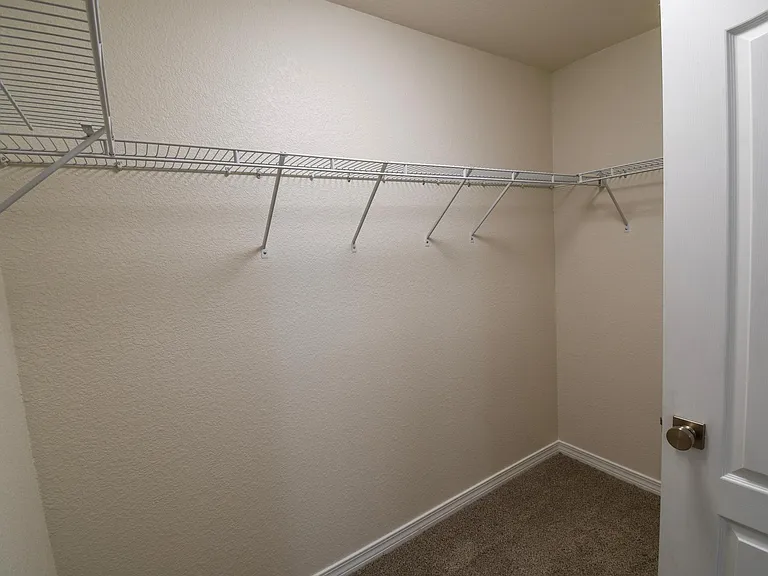 Master walk-in closet