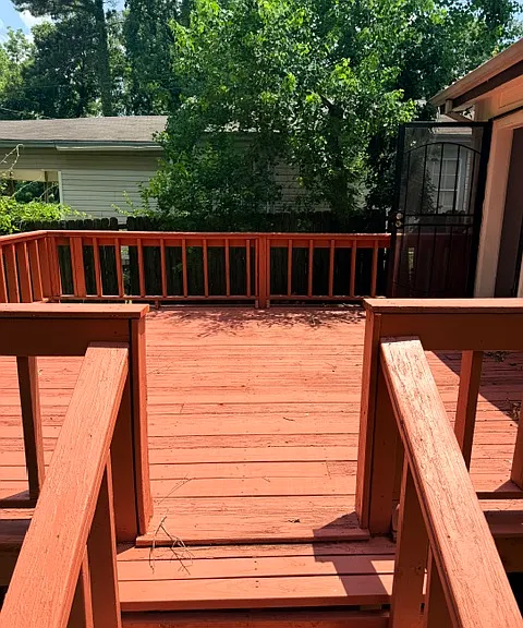 backyard deck