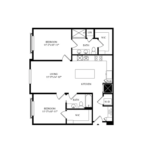 Floor plan 2A2