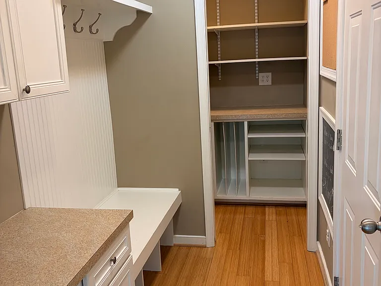 pantry - off kitchen - enters to garage