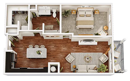 Floor plan A1J