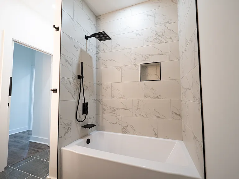 Bathroom shower and tub