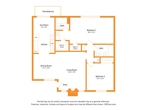 Floor plan Everton B2