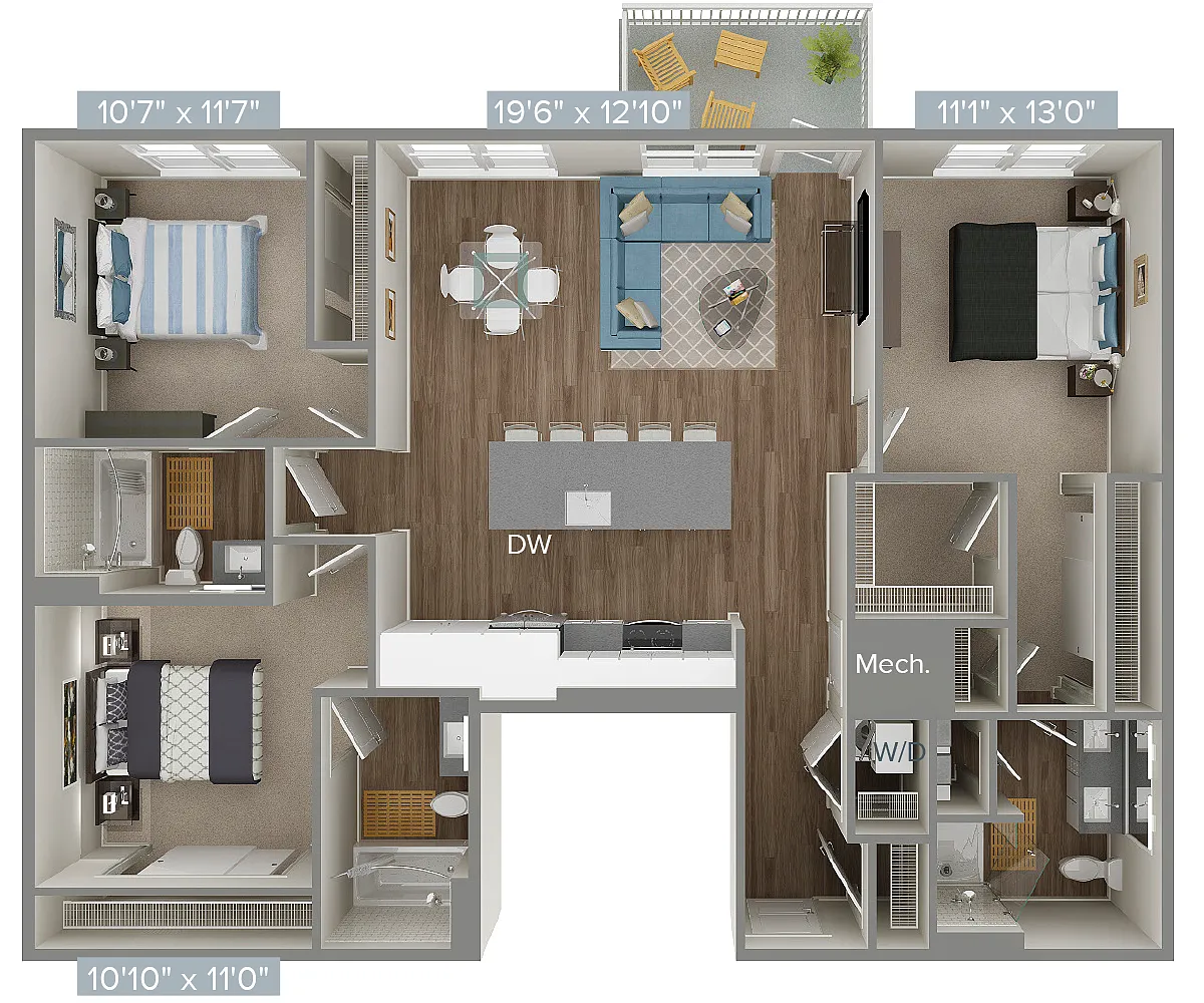 Floor plan C1-1