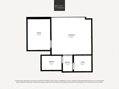 Floor plan Studio
