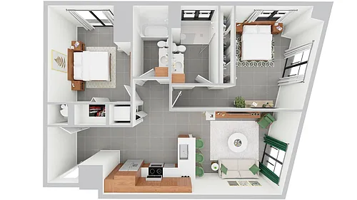 Floor plan B12