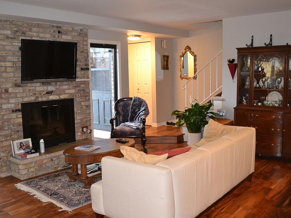 Living room with hardwood floors
