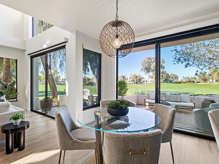 Eat-In Kitchen over looking the golf course