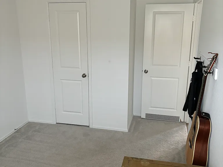 Inside of bedroom #2 - identical closets in bedrooms #1 and #2