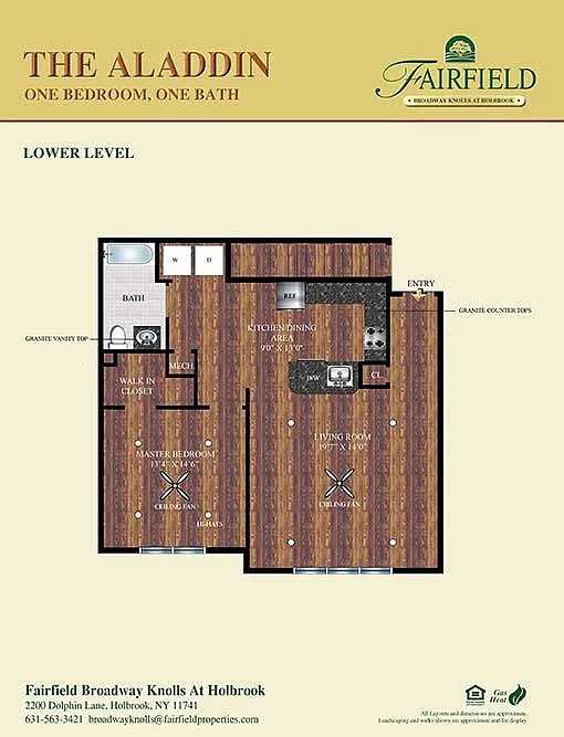 Floor plan The Alladin