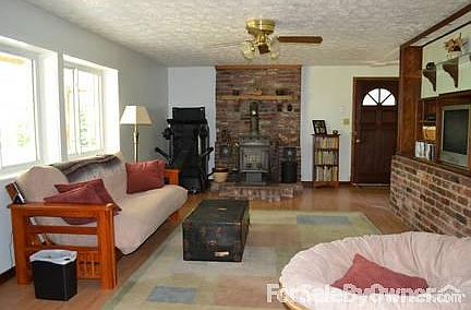 Living area #2 with wood stove