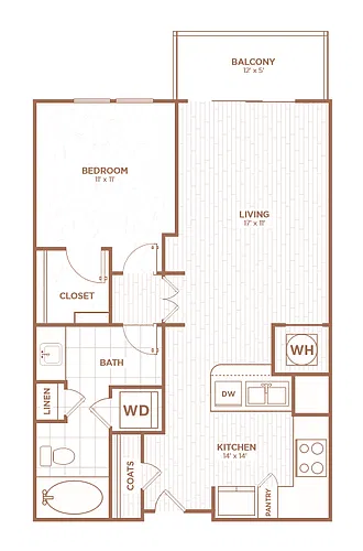 Floor plan A1E