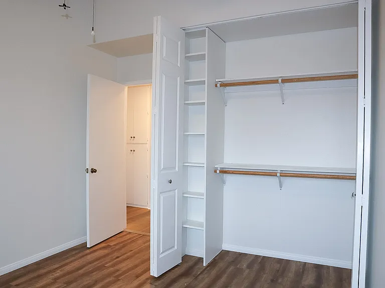 Bedroom #1 with vaulted ceilings.