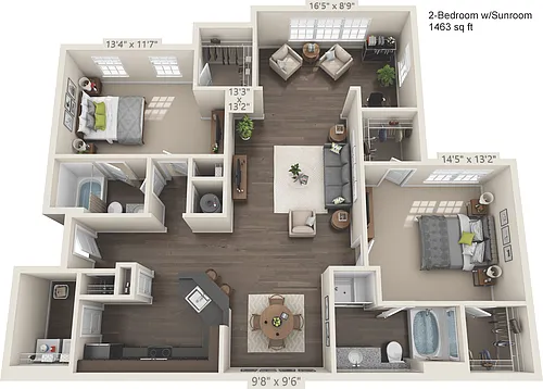 Floor plan Horizon - S