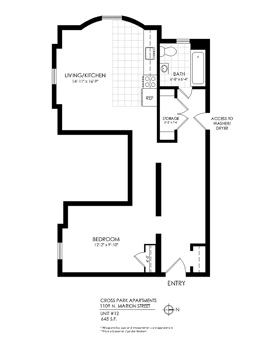 Floor plan Studio