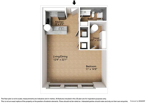 Floor plan Studio - A