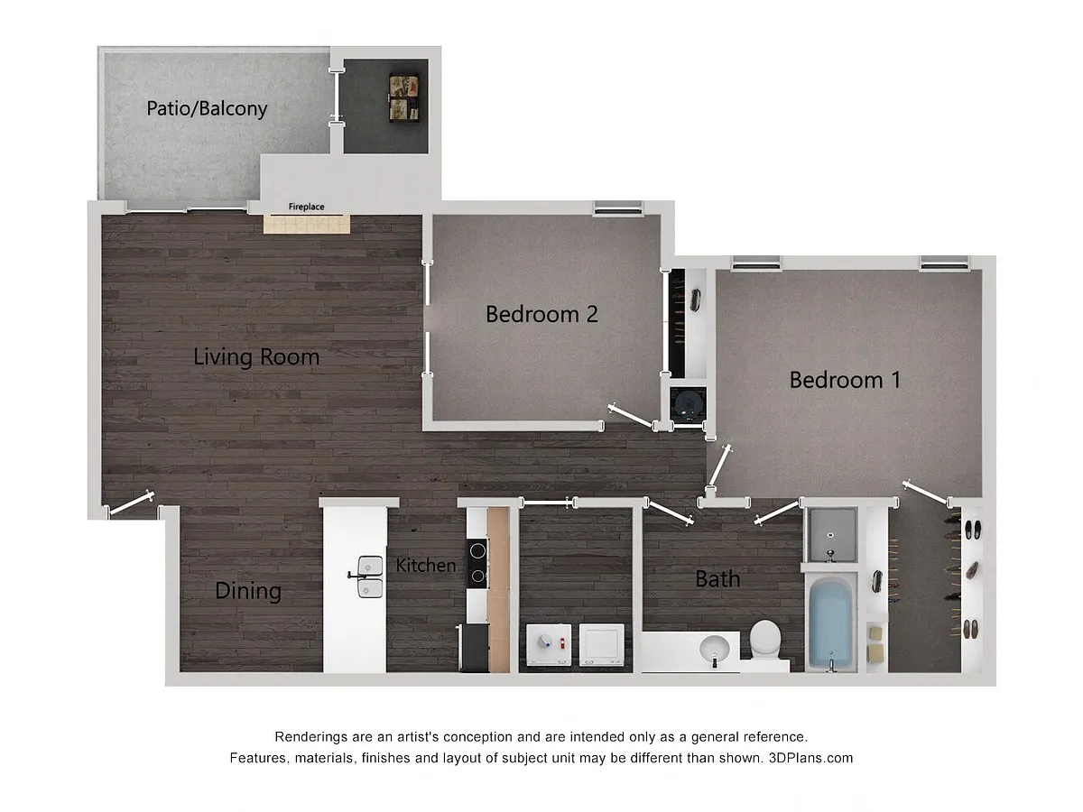 Floor plan B3