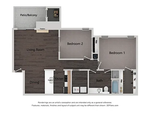 Floor plan B3