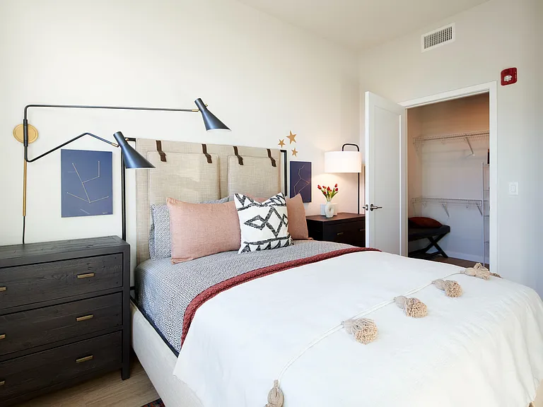 Be at ease in a bedroom fit for a queen